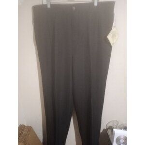 NWT Caribbean Joe Mens Pleated Classic Trouser Pants Black 40x32 Classic New